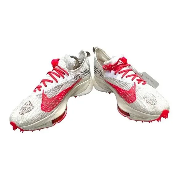Nike ZoomX Vaporfly Next% 2 Mens Running Sneakers Shoes Size 8.5 White Red NEW